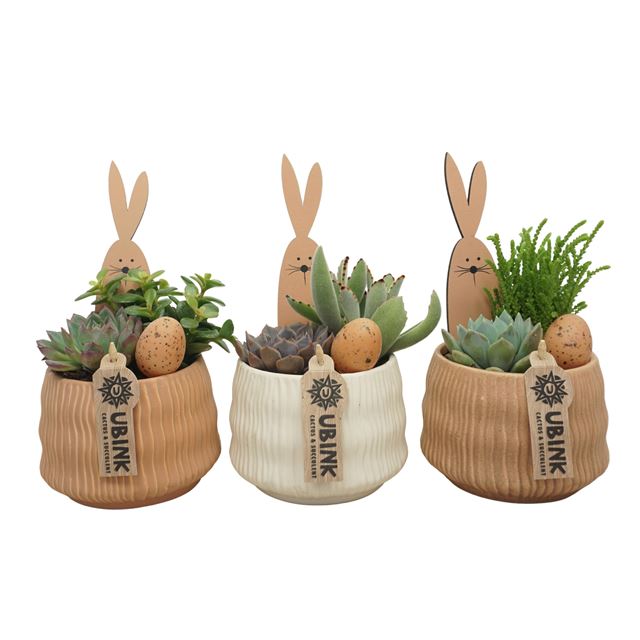 Picture of Easter arrangement 02pp in ceramic
