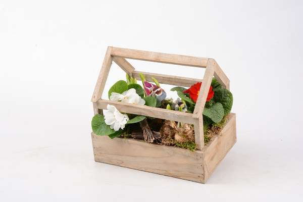 Picture of Spring arrangement 04pp wooden house