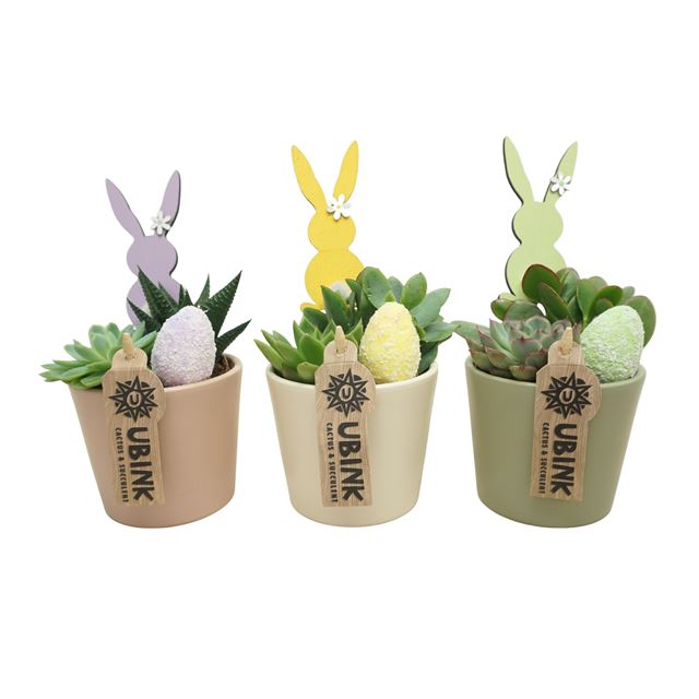 Picture of Easter arrangement 02pp in ceramic