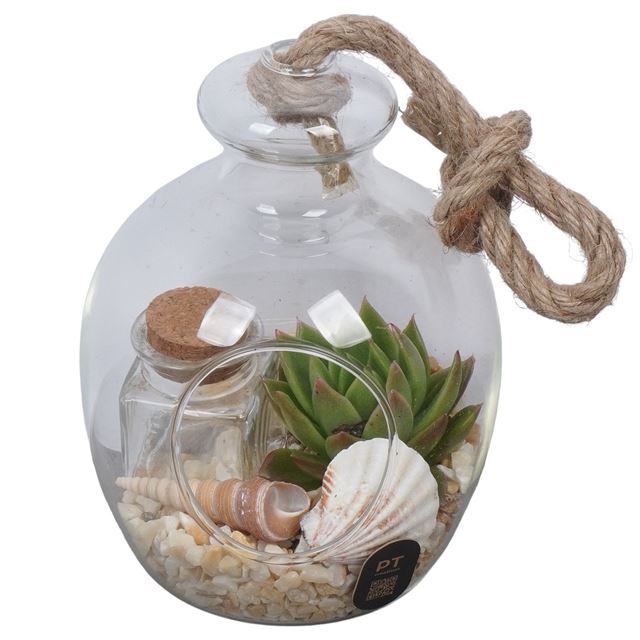 Picture of Summer arrangement 01pp in glass